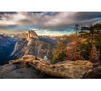 Jigsaw Puzzles For Adults 1000 Piece Glacier Point Yosemite Valley Landscape Vista Sunset Photo Family Funny Challenging Holiday Puzzles for Adults Puzzle Gift for Women Men Seniors