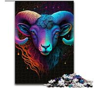 Jigsaw Puzzles for Adults 1000 Piece Goats Jigsaw Puzzles Made of Wood, for Parents, Lovers, Friends - Age 14+ 1000pcs(50x75cm)