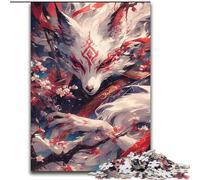 Jigsaw Puzzles for Adults, 1000 Piece God of Foxes Puzzle Made of cardboard,Family Activity, DIY Home Decor, 1000pcs(26x38cm)