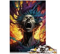 Jigsaw Puzzles for Adults 1000 Piece god of the universe Educational Toys 26x38cm Stress Reliever Staycation Kill time for 14 year olds