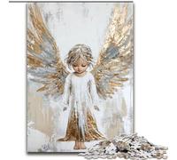 Jigsaw Puzzles for Adults 1000 Piece Golden Angel Girl Puzzle Ideal for Teenagers & Collectors, Travel Gift, Family Activity (size 50x75cm)
