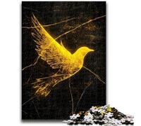 Jigsaw Puzzles for Adults 1000 Piece Golden Dove of Peace Puzzles for Teenagers,Educational Toy Funny Family Games Unique Home Decor (38x26cm)