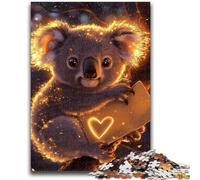Jigsaw Puzzles for Adults 1000 Piece Golden Koala 1000 Pieces for Teenagers,Challenging Game Toys Wall Decoration Unique Birthday And Xmas Gifts (38x26cm)