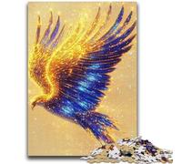 Jigsaw Puzzles for Adults 1000 Piece Golden Phoenix Puzzles for Adults,Game Toys Every Piece Is Unique - Challenging Family Fun Game (75x50cm)
