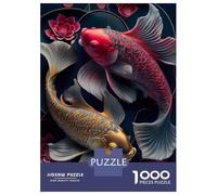 Jigsaw Puzzles for Adults 1000 Piece Golden Yin And Yang Puzzle for Adults Brain Teaser Game Enhance Memory Fun at Home Activities, 70x50cm/1000pcs