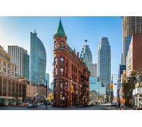 Jigsaw Puzzles For Adults 1000 Piece Gooderham Building Flatiron Building Toronto Ontario Canada Photo Family Funny Challenging Holiday Puzzles Gift