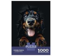 Jigsaw Puzzles for Adults 1000 Piece Gordon Setter Teenager Puzzles Hands-on Game Home Decoration Christmas Birthday Gifts 52x38cm/1000pcs