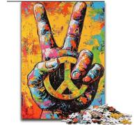 Jigsaw Puzzles for Adults 1000 Piece Graffiti Retro Pop Art Hand Jigsaw Family Interactive Game, Ideal for Teenagers, Brain Teaser Gift (size 50x75cm)