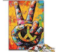 Jigsaw Puzzles for Adults 1000 Piece Graffiti Retro Pop Art Hand Puzzle Creative Family Game & Home Decor, for Teenagers (size 26x38cm)