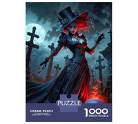 Jigsaw Puzzles for Adults 1000 Piece Graveyard Waltz Of Maman Brigitte Adult Jigsaw Relax Games Difficult Challenge Fun Activities at Home 38x26cm/1000pcs