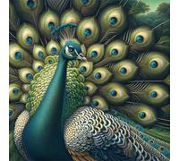 Jigsaw Puzzles for Adults 1000 piece Green Peacock, 1000 Piece Difficult jigsaw puzzles for adults, Challenging Jigsaws 1000 pieces, Puzzle Game for The Whole for Women, Gifts for Men 65x65cm