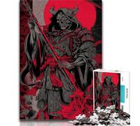 Jigsaw Puzzles for Adults 1000 Piece Grim Reaper Skeleton, Staycation Kill Time,gifts for Friends And Family for Age 14 Years Up 38x26cm