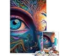 Jigsaw Puzzles for Adults 1000 Piece Growing Third Eye for Educational Game Challenge Toy Relaxing Games Improve Memory Gifts Birthday (Size 38x26cm)