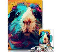 Jigsaw Puzzles for Adults 1000 Piece Guinea Pig Colorful Teenager Jigsaw,family Fun Games Is Ideal As A Gift for The Whole Family 38x26cm