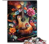 Jigsaw Puzzles for Adults 1000 Piece Guitar Jigsaw Puzzles size50x75cm Home Activity for Holidays, Birthdays, And Family Game Nights