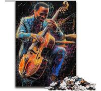 Jigsaw Puzzles for Adults 1000 Piece Guitar Playing, Family Entertainment Toys Is Ideal As Gifts for The Whole Family for 14+ (Size 26x38cm)