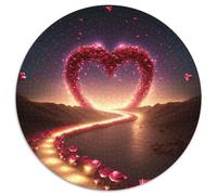 Jigsaw Puzzles for Adults 1000 Piece Heart on The Beach Puzzles for Adults for Teenagers Educational Games Gifts (67.5x67.5cm)