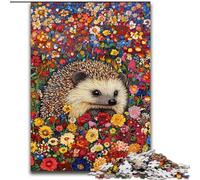 Jigsaw Puzzles for Adults 1000 Piece Hedgehog Art Jigsaw Challenging Brain Teaser for Teenagers, Family Game Night Fun (size 50x75cm)
