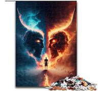 Jigsaw Puzzles for Adults 1000 Piece Hell Demons 1000 Pieces Puzzles for Adults for The Whole for Women, Gifts for Men size 50x75cm