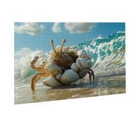 Jigsaw Puzzles for Adults 1000 Piece Hermit Crab Jigsaw Puzzle-Colourful, Challenging Game/Brainteasing Adult Jigsaws, The Whole 3D Jigsaw Gifts for Women, Men Beautiful Decoration fr0-1054