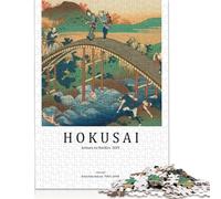 Jigsaw Puzzles for Adults 1000 Piece Hokusai Paperblock Print Puzzles for Adults Paperboard Puzzles Funny Gift 38x26cm/1000pcs
