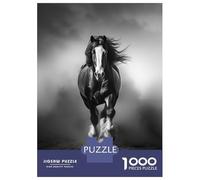 Jigsaw Puzzles for Adults 1000 Piece Horses in The Wild Puzzles for Adults Relax Games Pattern Assembly Christmas Birthday Gifts 70x50cm/1000pcs