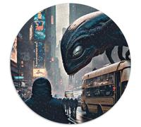 Jigsaw Puzzles for Adults 1000 Piece Huge Monster 1000 Piece Jigsaw Interactive Family Game,DIY Home Decor,Challenging Brain Teaser Gift 67.5x67.5 cm