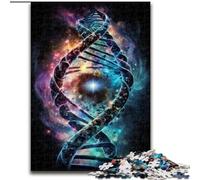 Jigsaw Puzzles for Adults, 1000 Piece Human DNA in The Space Puzzles for Adults size 50x75cm for Teenagers & Family Fun - DIY Brain Teaser Game Gift
