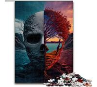 Jigsaw Puzzles for Adults, 1000 Piece Humans Vs Nature Jigsaw Puzzles 1000 Pieces for Adults Ideal for And Family Fun for Holidays, Birthdays (Size 26x38cm)