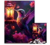 Jigsaw Puzzles for Adults 1000 Piece Hummingbird Pink14 paper Jigsaw Puzzles for Adults Gift for Men And Women DailySpecial Occasion 1000 PCS(38x26cm)