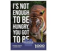 Jigsaw Puzzles for Adults 1000 Piece Hungry Vs Starving Puzzles for Adults Hands-on Game Stress Reliever Stress Reduction Gifts 52x38cm/1000pcs