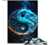 Jigsaw Puzzles for Adults, 1000 Piece Ice And Fire Puzzle Home Decor Brain Teaser Game for Teenagers & Family Interaction (size : 26x38cm)