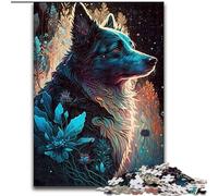 Jigsaw Puzzles for Adults 1000 Piece Imaginary Border Collie Wooden Puzzles size 50x75cm Family Activity, Brain Teaser, Home Decor