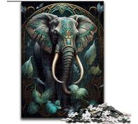 Jigsaw Puzzles for Adults 1000 Piece Imaginary World Elephant Jigsaw Puzzles size 50x75cm Family Activity, Brain Teaser, Home Decor