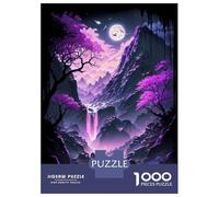 Jigsaw Puzzles for Adults 1000 Piece Infinite Purple Landscape Puzzles for Adults Relax Games Pattern Assembly Christmas Birthday Gifts 70x50cm/1000pcs