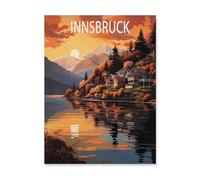Jigsaw Puzzles for Adults 1000 Piece，Innsbruck Austria，Difficult Puzzle Perfect Educational Gift for Boys and Girls（50x70CM）-S56