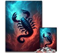 Jigsaw Puzzles for Adults 1000 Piece Intense Cloud Scorpio Challenging Puzzles Challenging DIY Brain Teaser for Teenagers 50x75CM/19.68x29.52inch