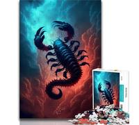 Jigsaw Puzzles for Adults 1000 Piece Intense Cloud Scorpio Teenager Jigsaw,family Fun Games Is Ideal As A Gift for The Whole Family 38x26cm