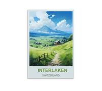 Jigsaw Puzzles for Adults 1000 Piece Interlaken Switzerland Impossible Difficult Hard Fun 1000 Piece Jigsaw Puzzles for Adults 38x26cm