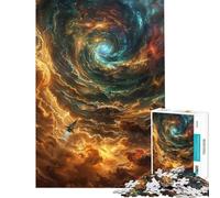 Jigsaw Puzzles for Adults 1000 Piece Into The Vortex Fun Activities at Home But Fun And Humorous Relax Games for 14+ Puzzle Game Offered (38x52cm)