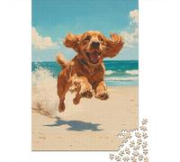 Jigsaw Puzzles For Adults 1000 Piece Irish Setter Puzzle Jigsaw For Adults Challenging Game 1000pcs (75x50cm)