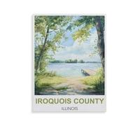 Jigsaw Puzzles for Adults 1000 Piece，Iroquois County Illinois，Difficult Puzzle Perfect Educational Gift for Boys And Girls（75x50cm）-HI91