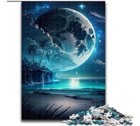 Jigsaw Puzzles for Adults 1000 Piece Island in The Sea Impossible Jigsaw Puzzles for Adults Family Game Night, Home Decor & Brain Training Gift size 38x26cm