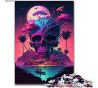 Jigsaw Puzzles for Adults 1000 Piece Island Skeleton Difficult Puzzles for Adults Gift for Men And Women, Daily & Special Occasion size 38x26cm