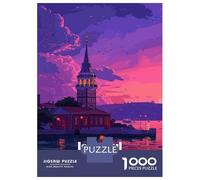 Jigsaw Puzzles for Adults 1000 Piece Istanbul at Sunset Adult Puzzles Toy Wall Decor Wall Decoration Deal As Gifts for The Whole Family 52x38cm/1000pcs