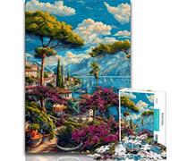 Jigsaw Puzzles for Adults 1000 Piece Italian Cityscape Adult Puzzles,Toys Educational Games Stress Relieving Unique Birthday And Gifts 38x26cm