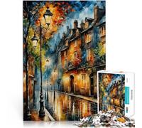 Jigsaw Puzzles for Adults 1000 Piece Its always raining here DIY-Spielzeug denn eignet sich ideal als Geschenk für die ganze Familie38x26cm