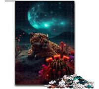 Jigsaw Puzzles for Adults, 1000 Piece Jaguar on Mars 1000 Pieces Puzzle Gifts Challenging DIY Brain Teaser for Teenagers size 50x75cm