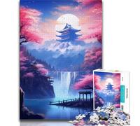 Jigsaw Puzzles for Adults 1000 Piece Japan Ancient Temples Teenager Jigsaw,family Fun Games Is Ideal As A Gift for The Whole Family 75x50cm