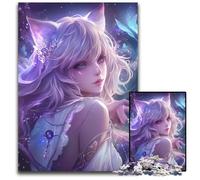 Jigsaw Puzzles for Adults 1000 Piece Japanese Anime Girl Cardboard Jigsaw Puzzles Learning Educational Toys,is Ideal As Gifts for The Whole Family for Ages 14+ 26X38CM